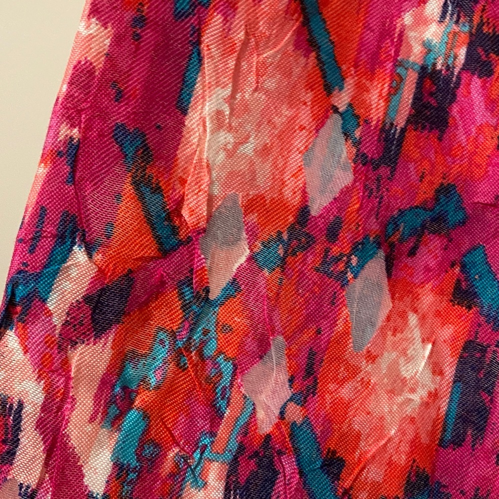 Ruby Rd. Pink and Blue Abstract Jacket - Picture 6 of 6